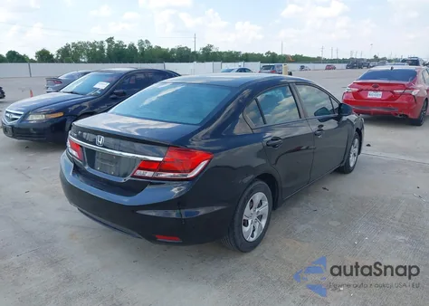 2013 Honda Civic Lx z USA, uszkodzony, nr VIN 2HGFB2F58DH558376